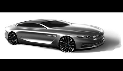 BMW Pininfarina Gran Lusso Coupé Concept 2013 rendering 2